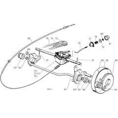 Honda HRG415CSD (1999) - SDI - MABF 8900001-8999999 Rear Drive Diagram