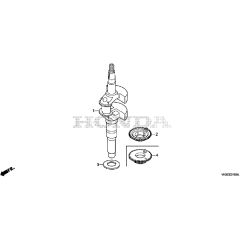 Honda HRG466C1 - PKEH -  Crankshaft Diagram