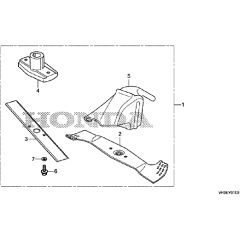 Honda HRG466C1 - SKEH -  Mulching Kit Diagram