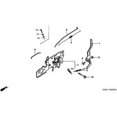 Honda HRG536C1 - SDEA/A - MZCG 6600001-6699999 Control Diagram