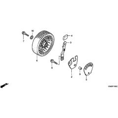 Honda HRG536C1 - SDTA - MZCG 6300001-6399999 Front Wheel Diagram