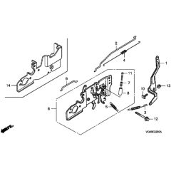 Honda HRG536C6 - SDEA - MZCG 7660001- Control Diagram