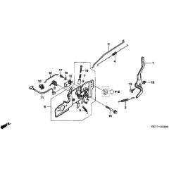 Honda HRX426C - PDE - MATF 1000001- Control Diagram