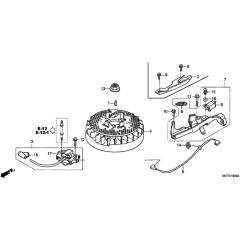 Honda HRX426C - PDE - MATF 1000001- Flywheel Diagram