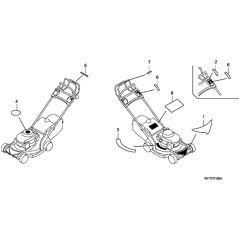 Honda HRX426C - PDE - MATF 1000001- Label (2) Diagram