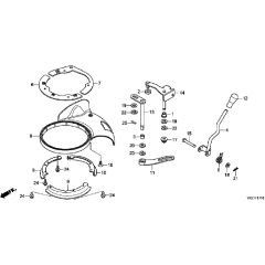 Honda HRX476C2 - HYEH -  Shutter Diagram