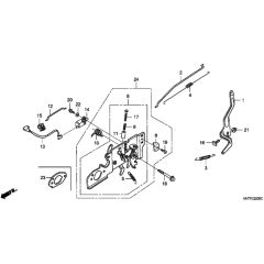 Honda HRX537C1 - VYEA - MAGA 1300001-1399999 Control Diagram