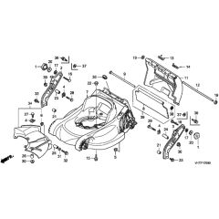 Honda HRX537C1 - VYEA - MAGA 1300001-1399999 Cutter Housing Diagram