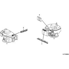 Honda HRX537C1 - VYEA - MAGA 1300001-1399999 Label Diagram