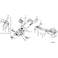 Honda HRX537C1 - VYEA - MAGA 1300001-1399999 Label (2) Diagram