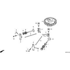 Honda HRX537C6 - HYEA -  Camshaft Diagram