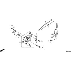 Honda HRX537C6 - HYEA -  Control Diagram