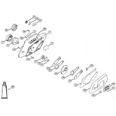 Genuine Stihl HS246 / A - HS 246 Gearbox Housing