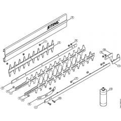 Genuine Stihl HS246 / B - HS 246 Blade