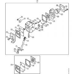 Genuine Stihl HS45 / O - Carburetor C1Q-S54