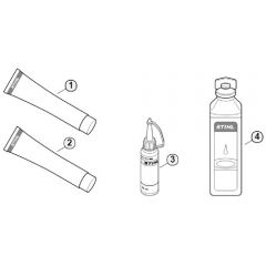 Genuine Stihl HS56 C-E / M - Miscellaneous Lubricants and Greases