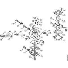 Genuine Stihl HS72 / D - Carburettor WT-264