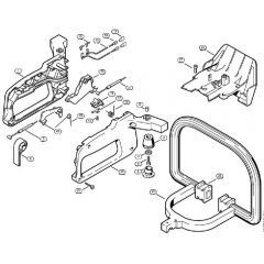 Genuine Stihl HS72 / H - Control handle HS 72