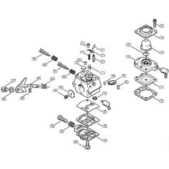 Genuine Stihl HS74 / D - Carburettor WT-264