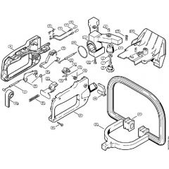 Genuine Stihl HS74 / J - Control Handle HS 74