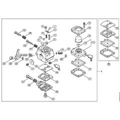 Genuine Stihl HS75 / F - Carburettor WT-412