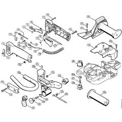 Genuine Stihl HS76 / K - Control Handle HS 76