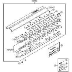 Genuine Stihl HS80 / H - Cutter Bar