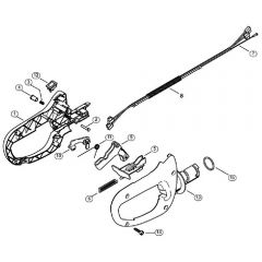 Genuine Stihl HS81 RC-E / J - Control Handle HS 81