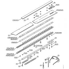 Genuine Stihl HS81 T / O - Cutter Bar HS 86