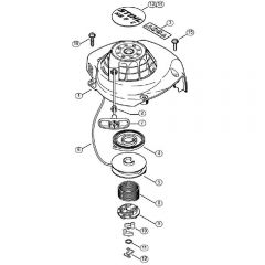 Genuine Stihl HS81 TC-E / D - Rewind Starter ErgoStart/Easy2Start