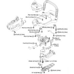 Genuine Stihl HS82 R / W - Tightening Torques