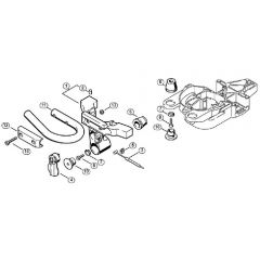 Genuine Stihl HS85 / K - AV Carrier HS 85