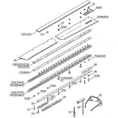 Genuine Stihl HS86 R / O - Cutter Bar HS 86