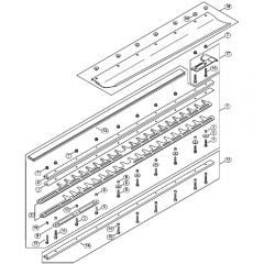 Genuine Stihl HS87 R / N - Cutter Bar 750 mm / 30 R (41.2018)