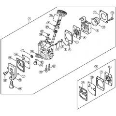 Genuine Stihl HS87 T / E - Carburetor 4237/21