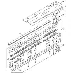 Genuine Stihl HS87 T / P - Cutter Bar 1000 mm / 40 T