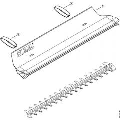 Genuine Stihl HSA66 / E - Catcher Blade