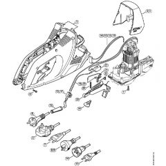 Genuine Stihl HSE52 / A - Motor housing