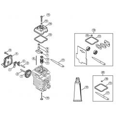 Genuine Stihl HT100 / B - Valve timing gear