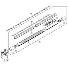 Genuine Stihl HT100 / L - Drive tube assembly