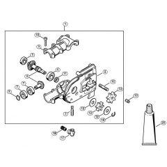 Genuine Stihl HT100 / P - Gear head (11.2005)