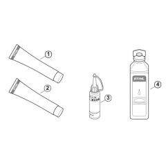 Genuine Stihl HT100 / V - Miscellaneous lubricants and greases