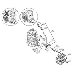 Genuine Stihl HT131 / M - Ignition system  5 08 571 577