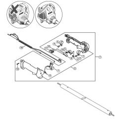 Genuine Stihl HT131 / Q - Handle  5 08 571 577