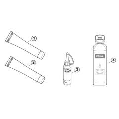 Genuine Stihl HT131 / Y - Miscellaneous lubricants and greases