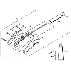 Stihl HT132 - Angle Drive - Parts Diagram