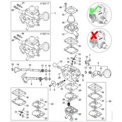 Stihl HT132 - Carburetor - Parts Diagram