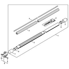 Stihl HT132 - Drive Tube Assembly - Parts Diagram