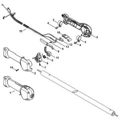 Stihl HT132 - Handle - Parts Diagram