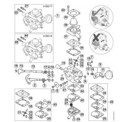 Genuine Stihl HT133 / E - Carburetor